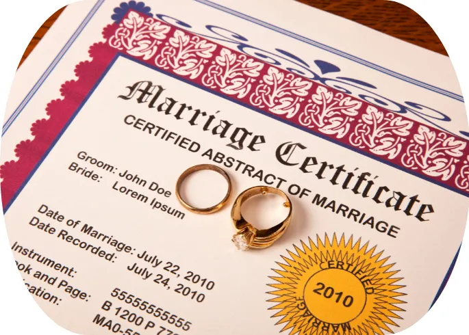 Marriage Certificate Request